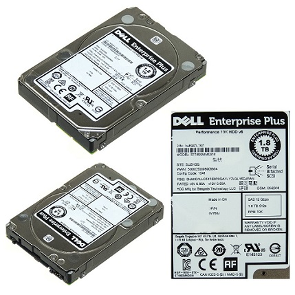 0V768J Dell 1.8TB 10K SAS 12GB 512e 2.5 SERVER HDD (V768J)